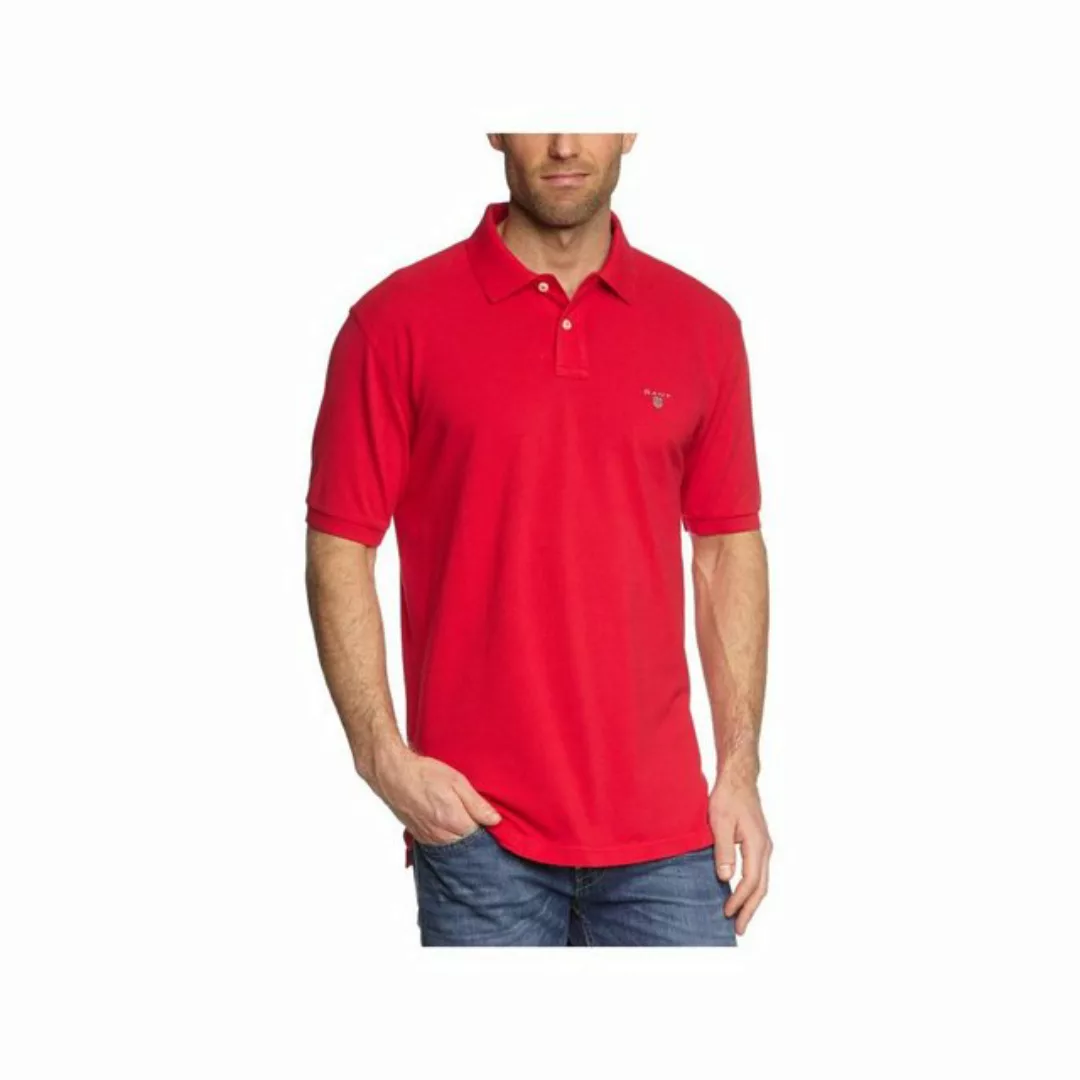 Gant Poloshirt GANT Polo-Shirt rot Original Rugger günstig online kaufen