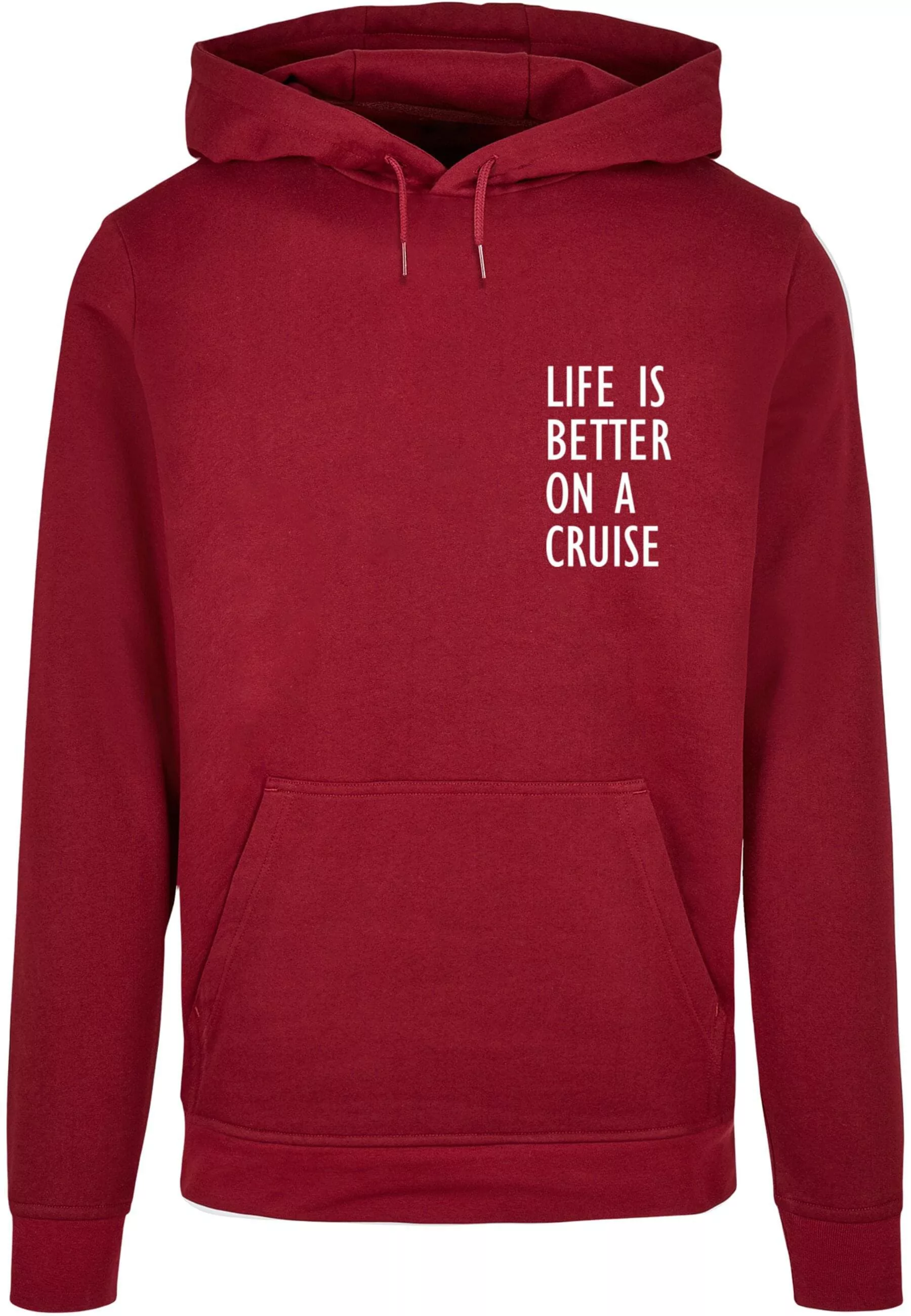 Merchcode Kapuzensweatshirt "Merchcode Herren Life Is Better Basic Hoody" günstig online kaufen