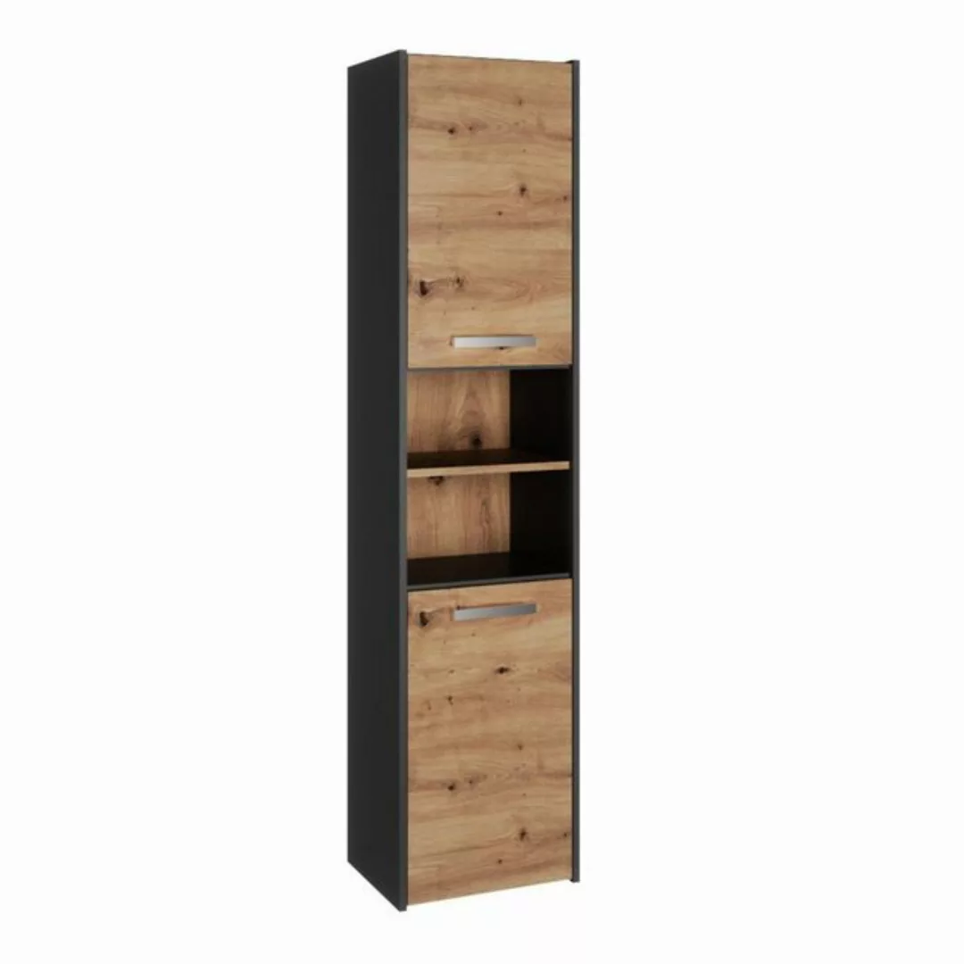 Beautysofa Hochschrank Lago III (40 cm breit Badschrank, (Weiß, Artisan, So günstig online kaufen