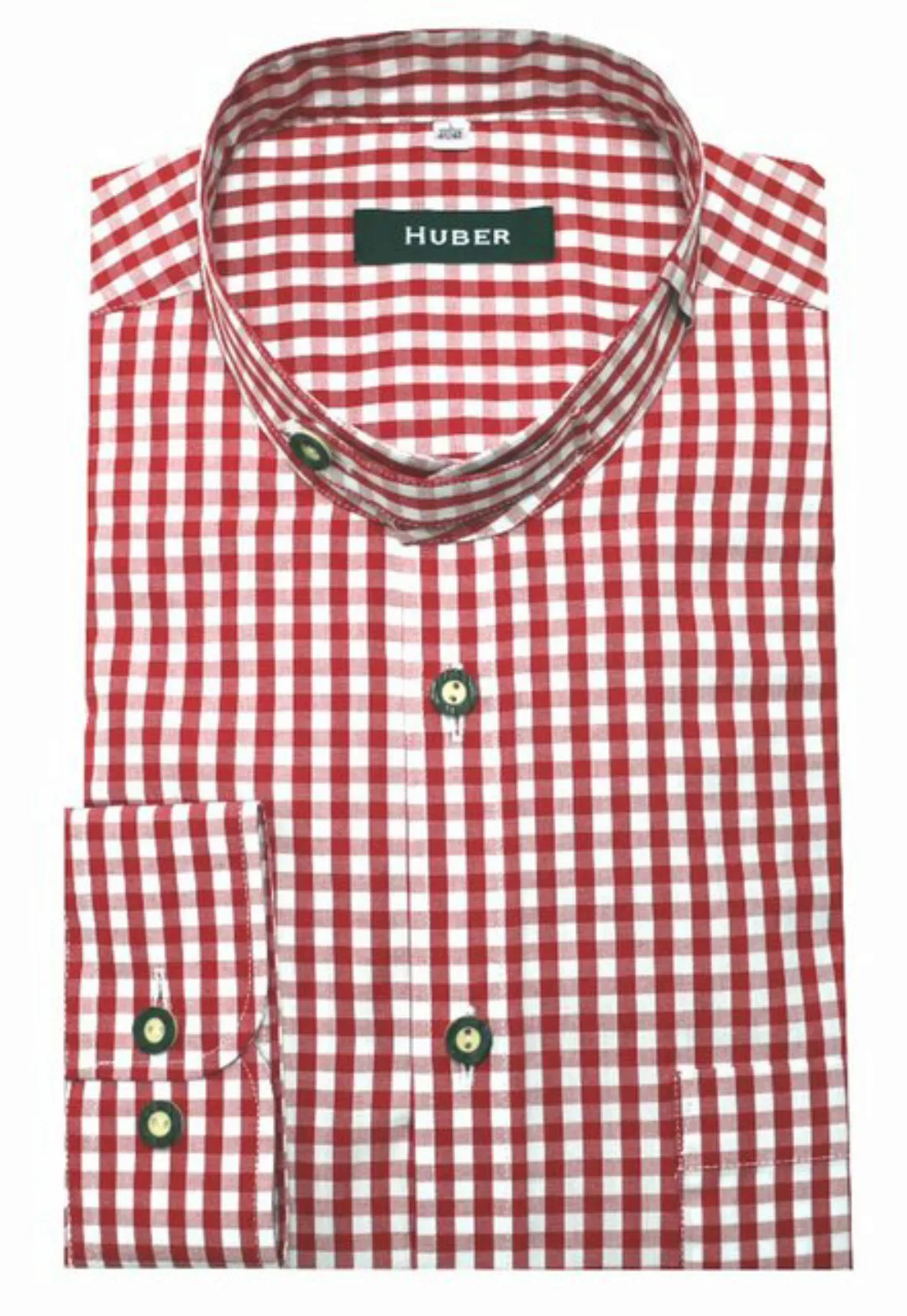 Huber Hemden Trachtenhemd HU-0722 Stehkragen mit Lasche, Krempelarm, Regula günstig online kaufen