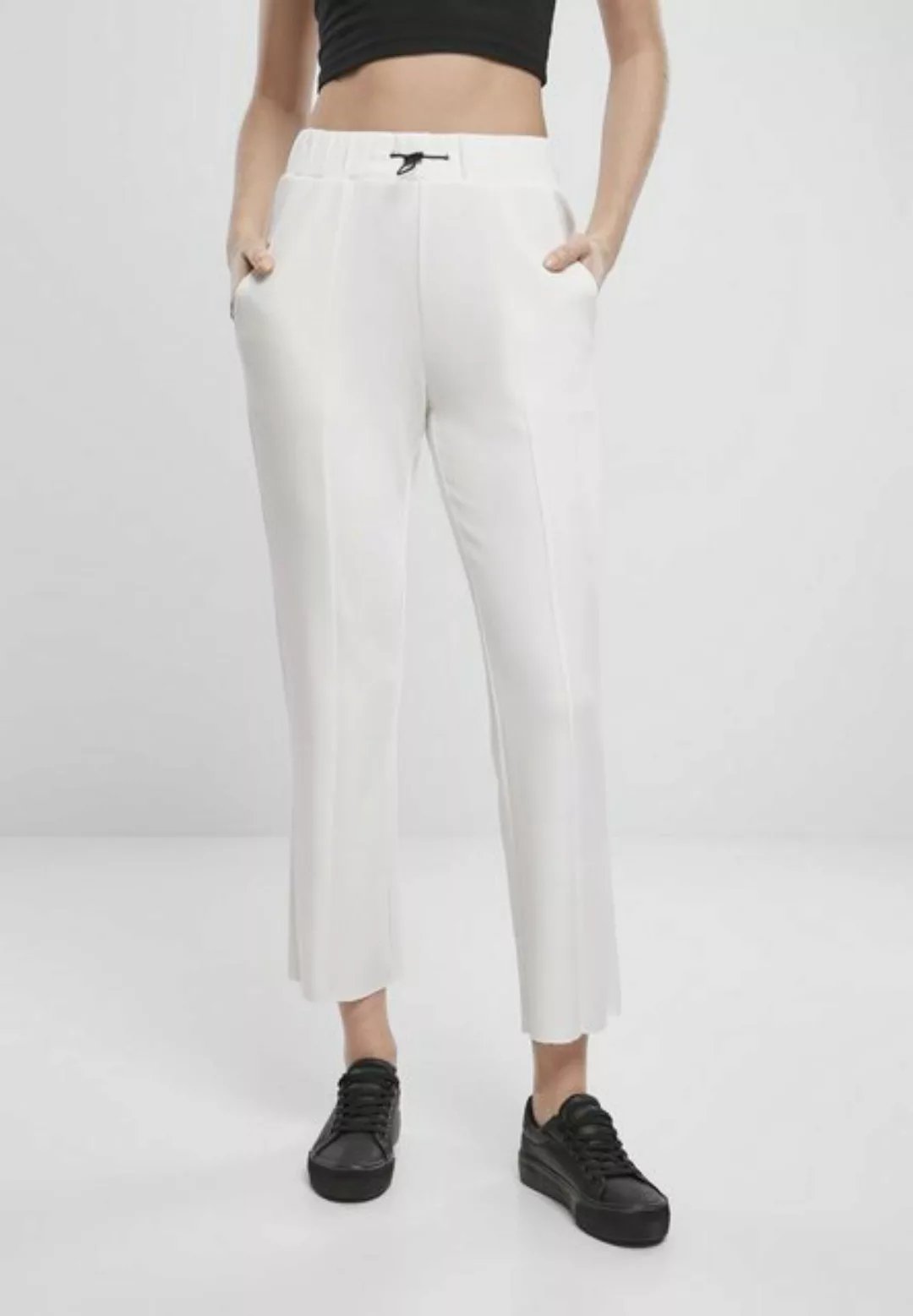 URBAN CLASSICS Stoffhose "Urban Classics Damen Ladies Soft Interlock Pants" günstig online kaufen