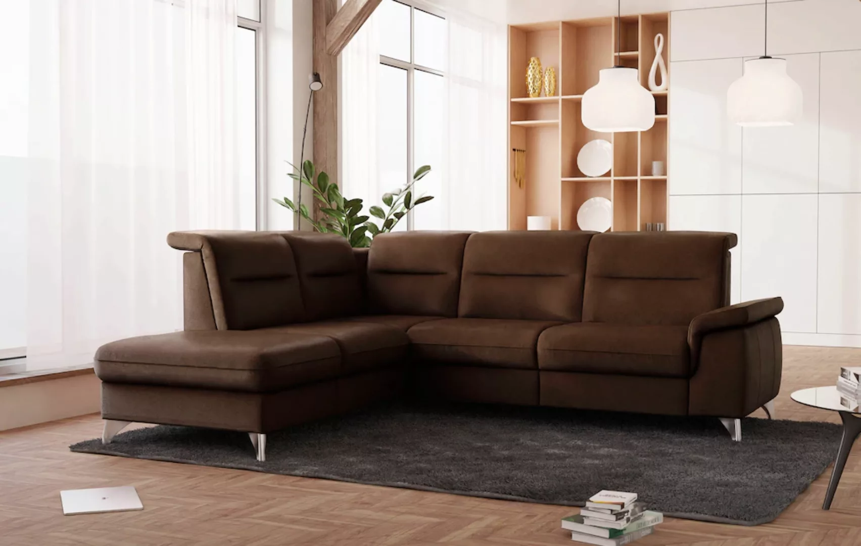 sit&more Ecksofa Astoria L-Form, wahlweise mit motorischer Relaxfunktion günstig online kaufen