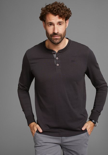 H.I.S Henleyshirt mit Knopfleiste - NEUE KOLLEKTION günstig online kaufen