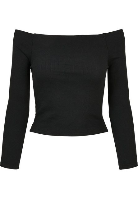 URBAN CLASSICS Langarmshirt Urban Classics Damen Ladies Rib Turtelneck Long günstig online kaufen