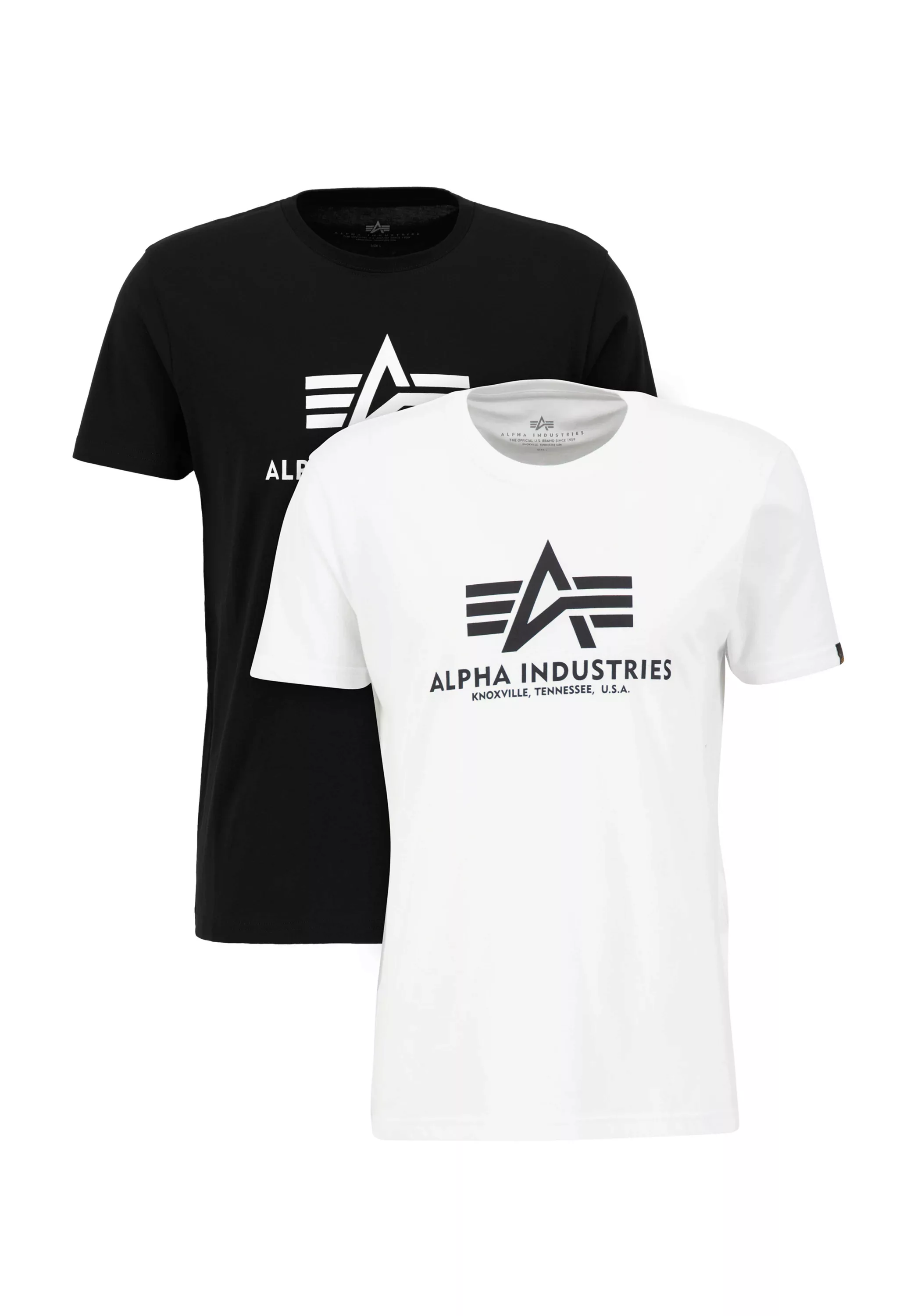 Alpha Industries T-Shirt "Alpha Industries Men - T-Shirts Basic T-Shirt 2 P günstig online kaufen