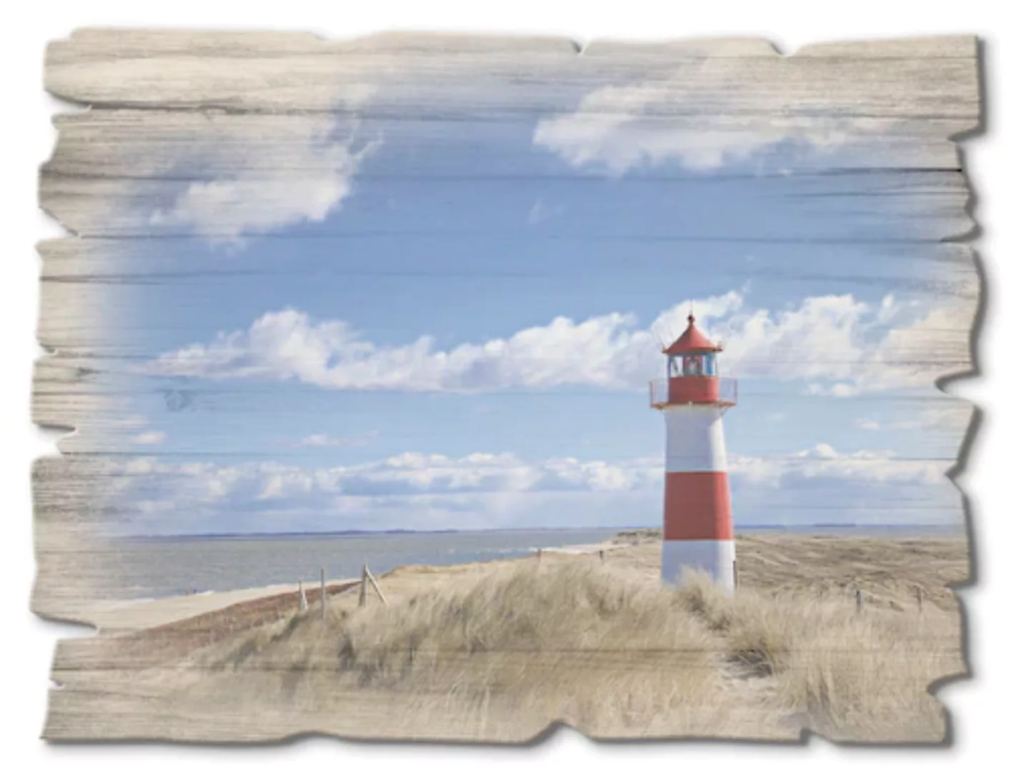 Artland Holzbild »Leuchtturm Sylt«, Gebäude, (1 St.) günstig online kaufen