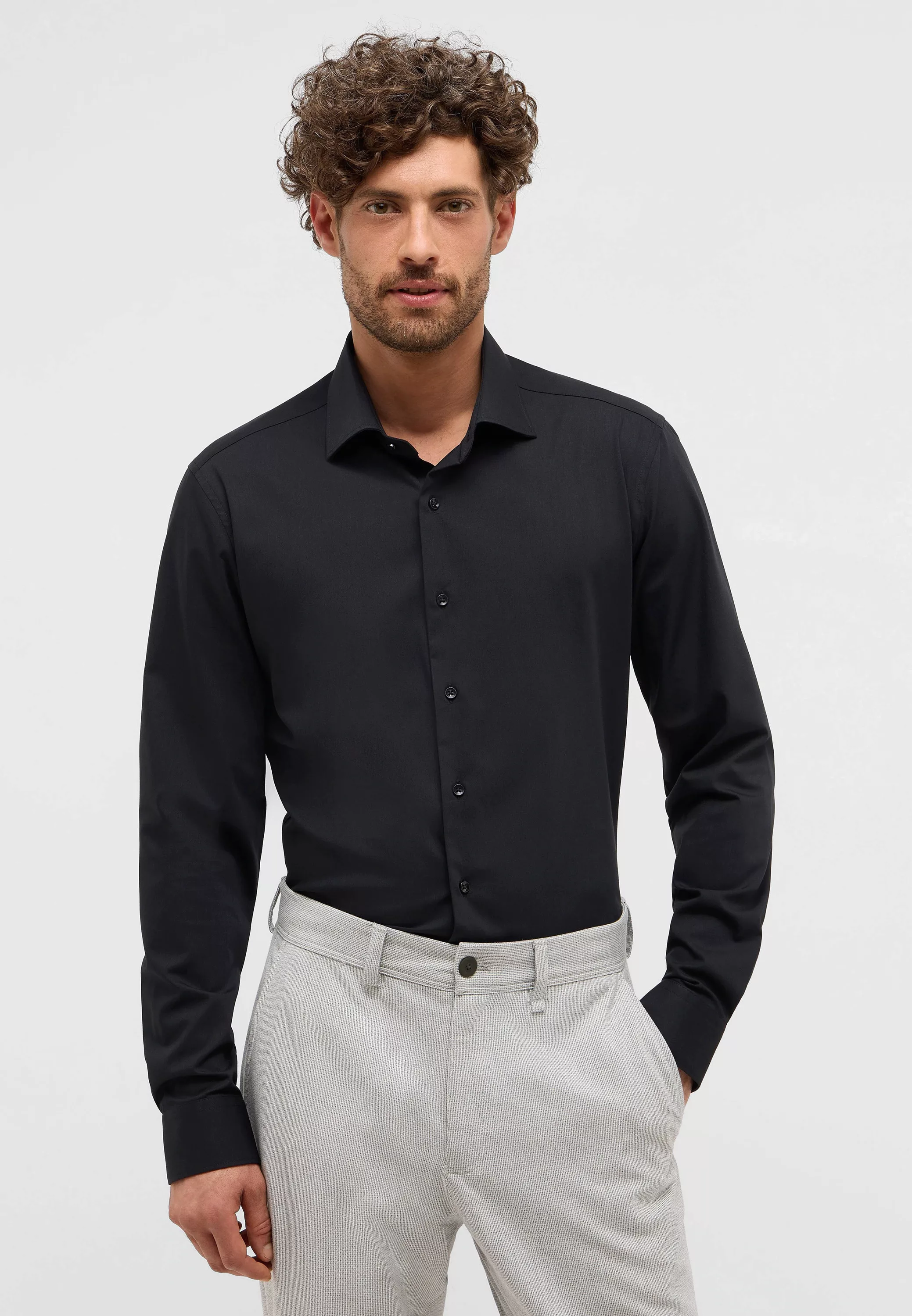 Eterna Langarmhemd "SLIM FIT", NON IRON (bügelfrei) günstig online kaufen
