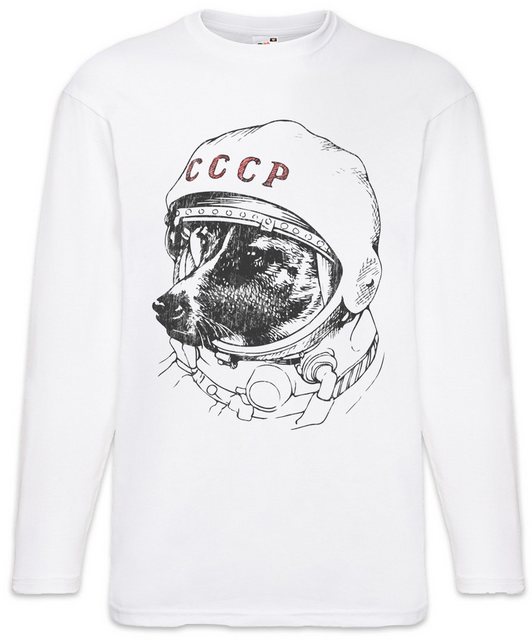 Urban Backwoods Langarmshirt Space Dog Laika Langarm T-Shirt Rakete Raumsch günstig online kaufen