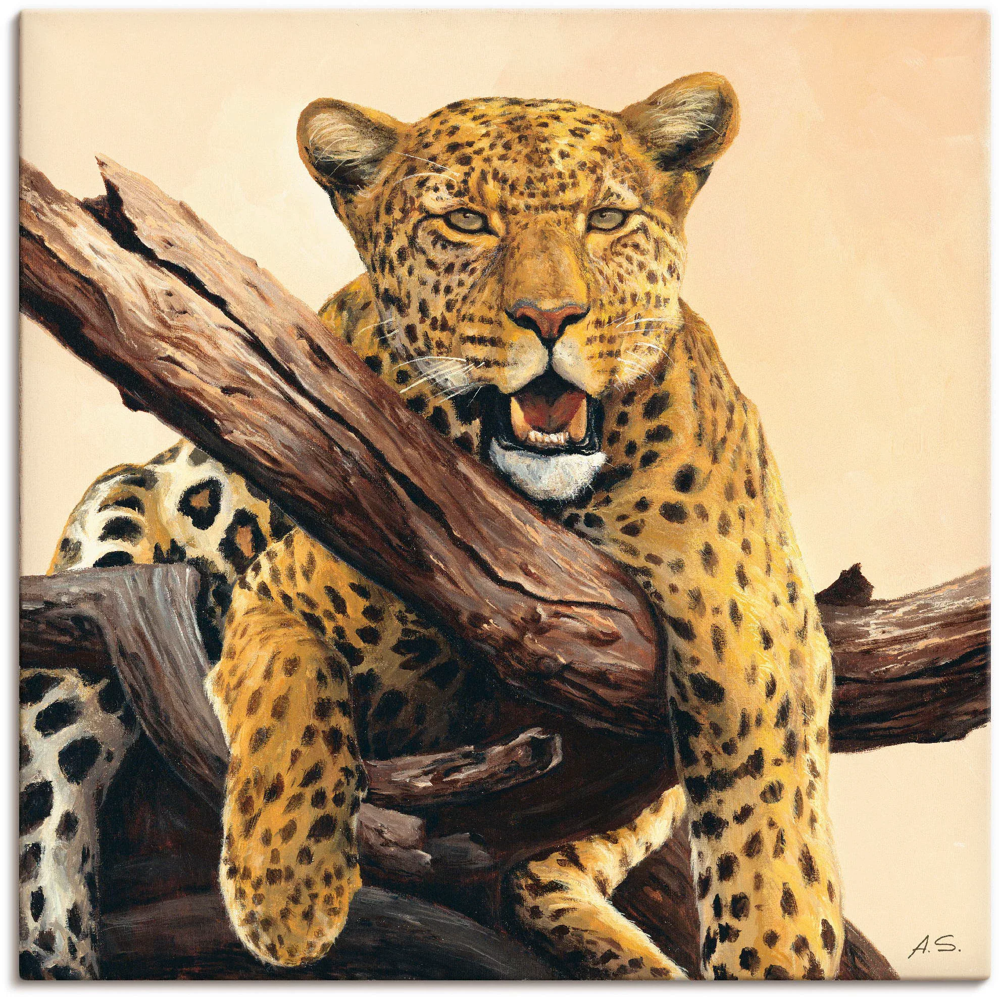 Artland Wandbild "Zeit zum Mittagessen", Wildtiere, (1 St.), als Alubild, O günstig online kaufen