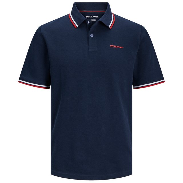 Jack & Jones Poloshirt Große Größen Herren Poloshirt navy JJCAMPA Jack&Jone günstig online kaufen