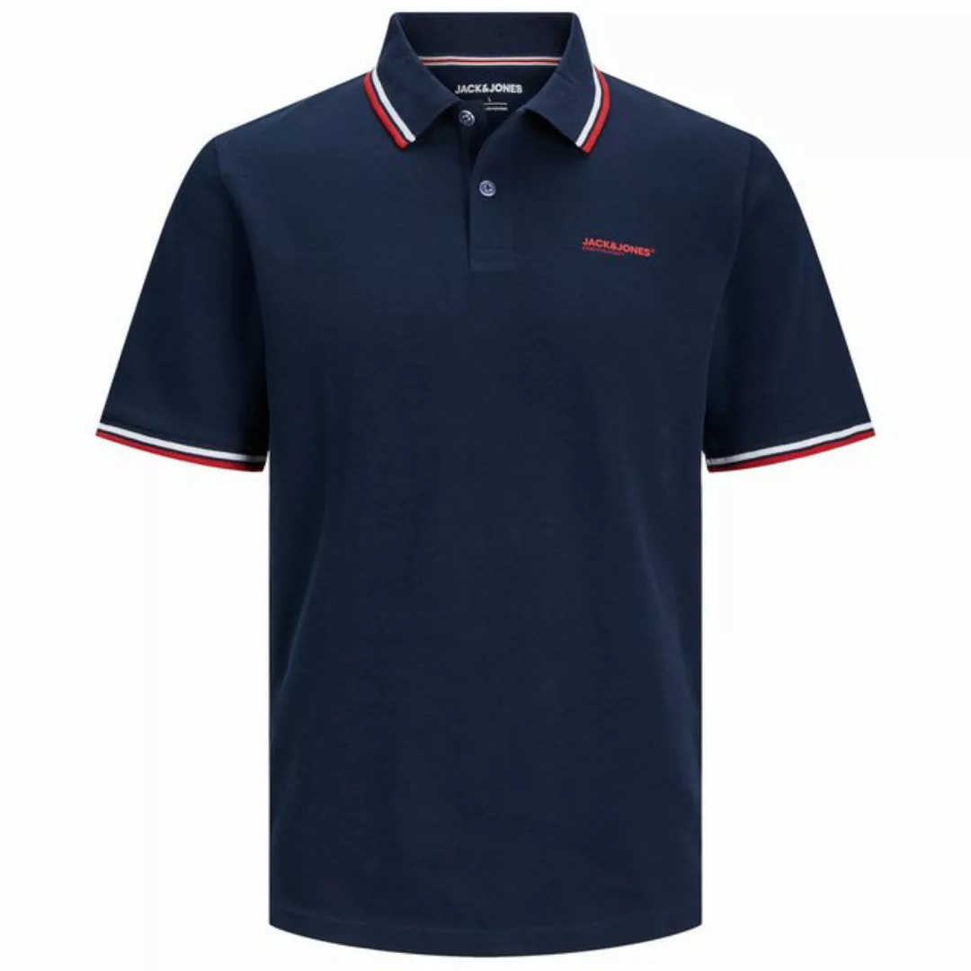 Jack & Jones Poloshirt Große Größen Herren Poloshirt navy JJCAMPA Jack&Jone günstig online kaufen