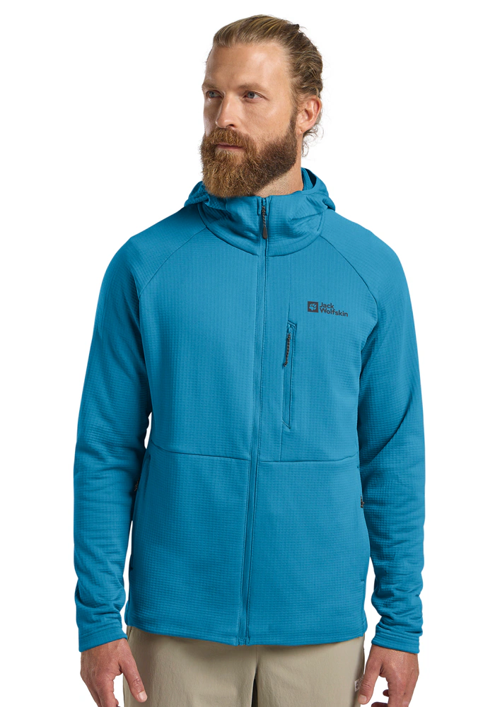 Jack Wolfskin Fleecejacke "KOLBENBERG HOODED FZ M", mit Kapuze günstig online kaufen