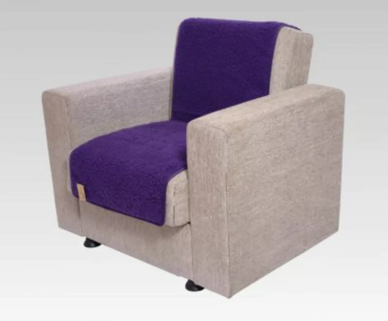 Linke Licardo Sitzflächenschoner 150 x 50 cm Sitzauflagen lila günstig online kaufen