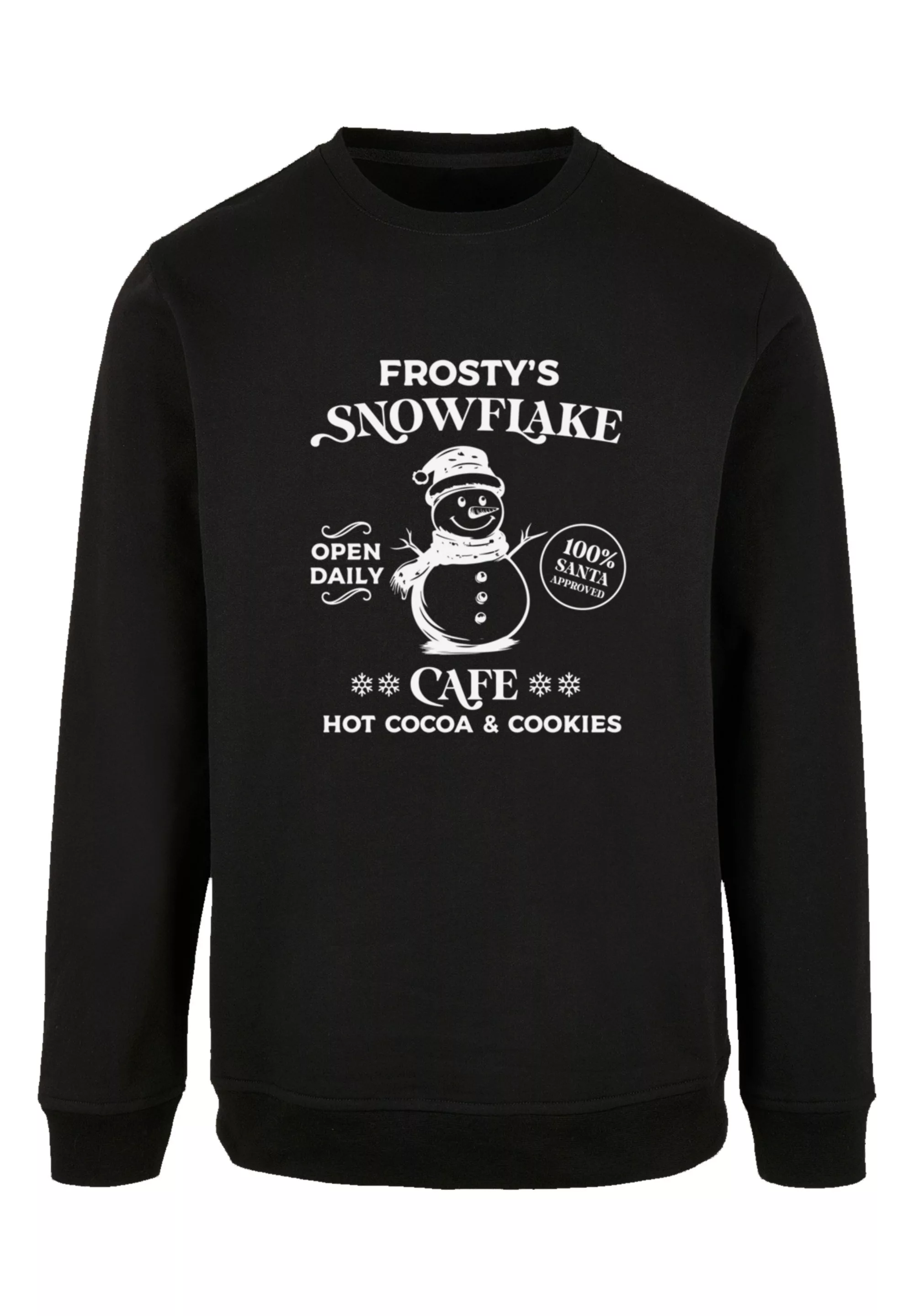 F4NT4STIC Sweatshirt "Frostys Snowflake Cafe Retro Weihnachten Sign", Premi günstig online kaufen