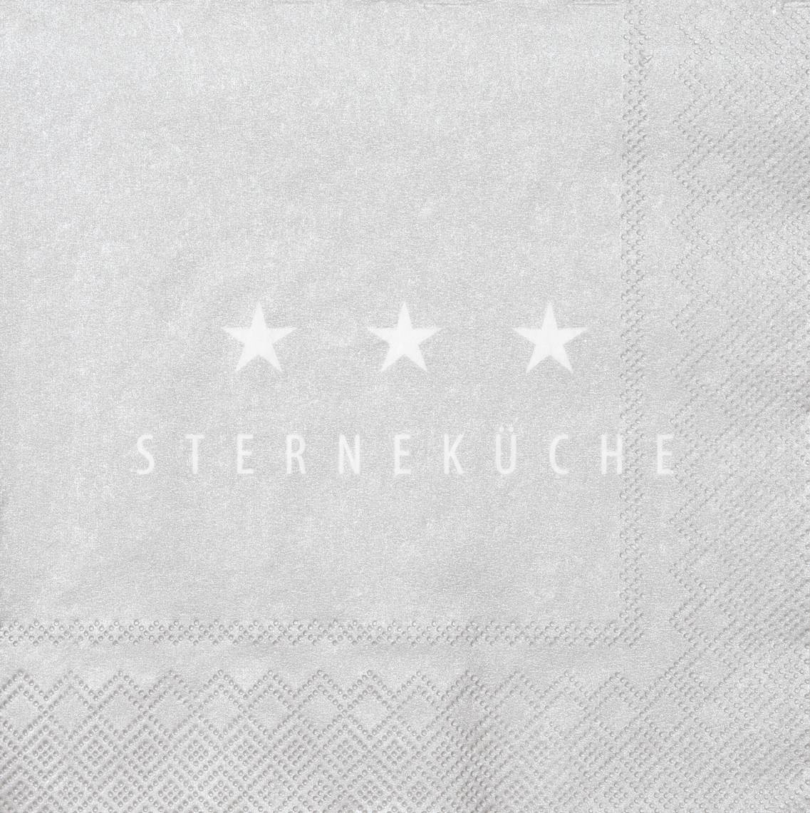 Serviette - Sterneküche 33x33 cm günstig online kaufen