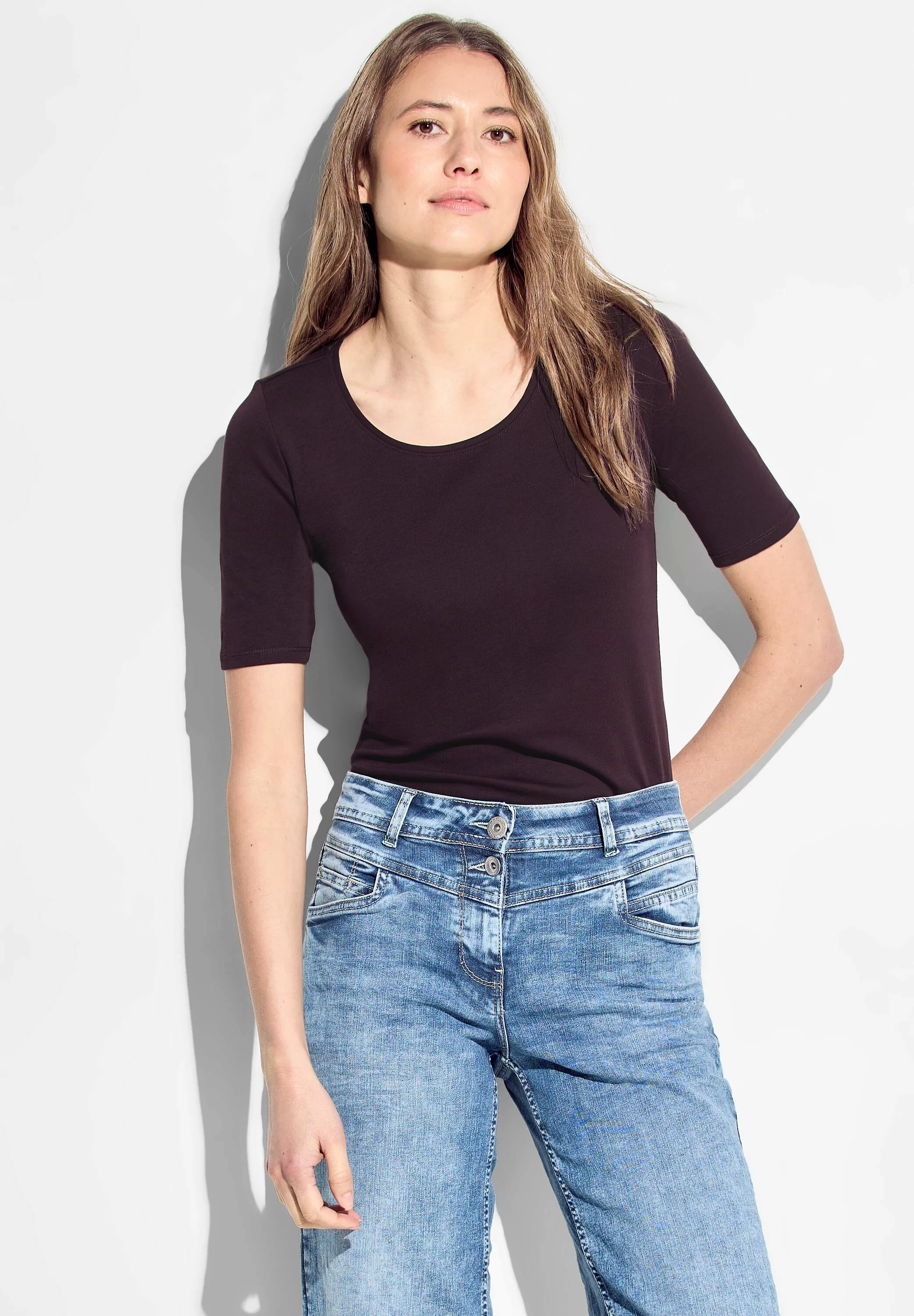 Cecil T-Shirt Basic günstig online kaufen