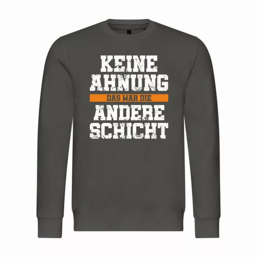 deinshirt Rundhalspullover Herren Pullover KEINE AHNUNG das war die andere günstig online kaufen