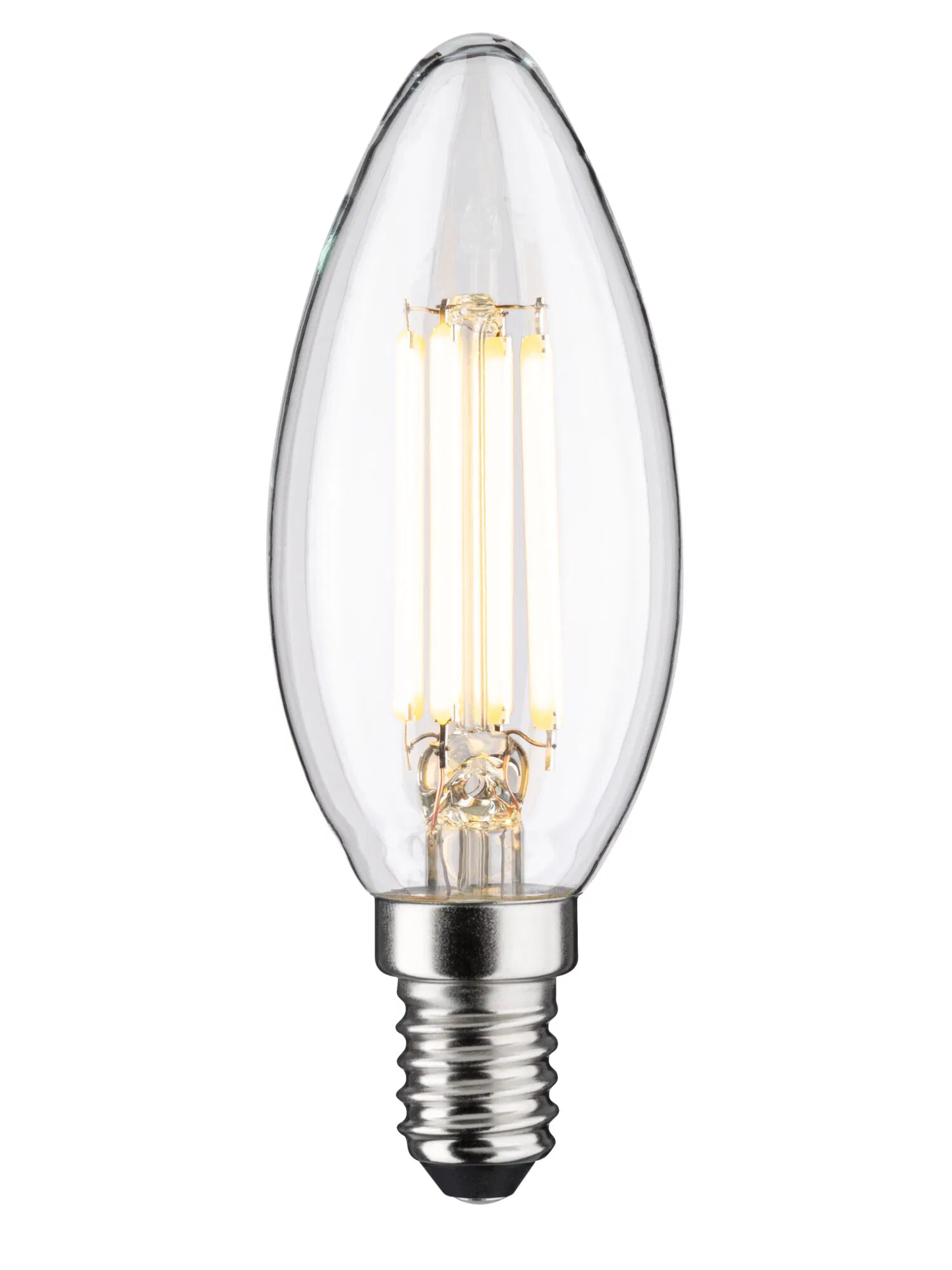 Paulmann "Eco-Line Filament 230V LED Kerze E14 840lm 4W 3000K Klar" günstig online kaufen