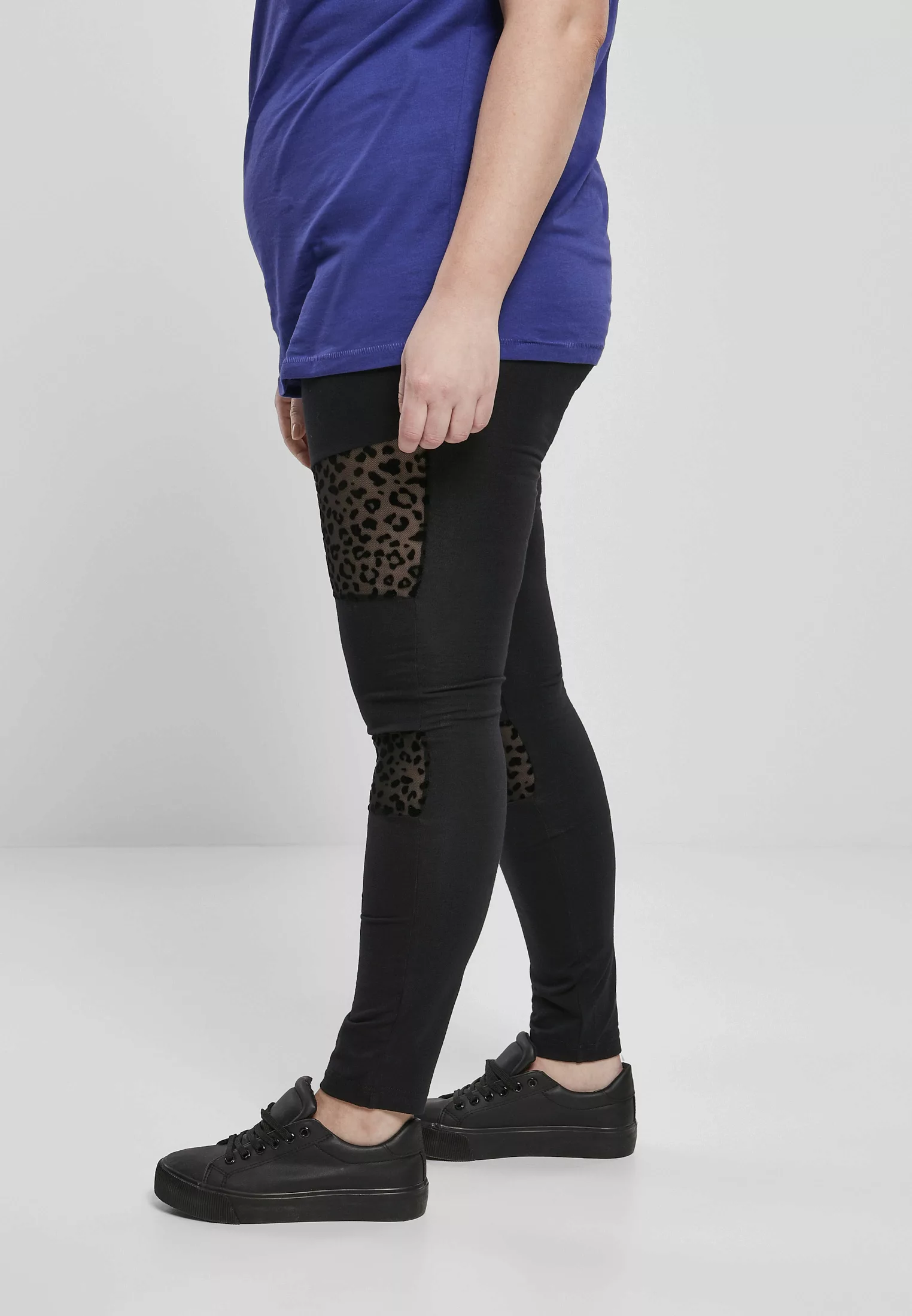 URBAN CLASSICS Leggings "Urban Classics Damen Ladies Flock Lace Inset Leggi günstig online kaufen