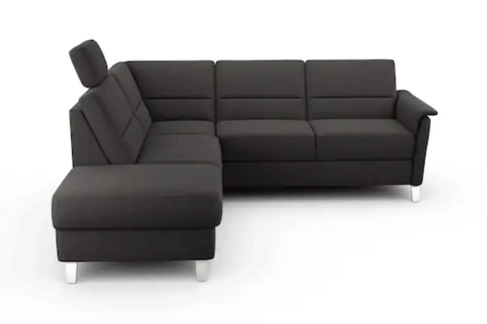 sit&more Ecksofa "Palmera L-Form", wahlweise mit Bettfunktion und Stauraum günstig online kaufen