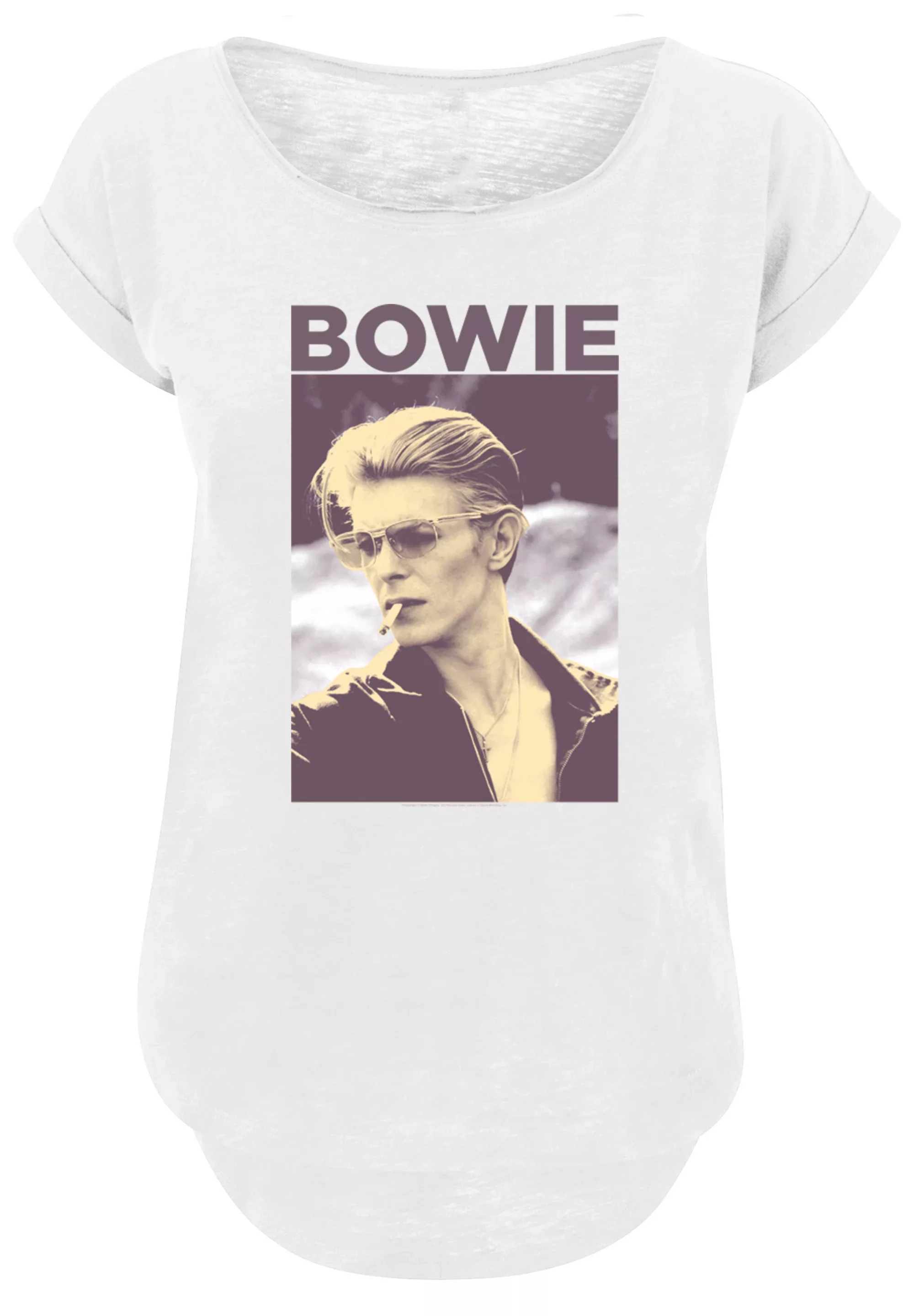 F4NT4STIC T-Shirt "David Bowie Smoking Photograph", Print günstig online kaufen