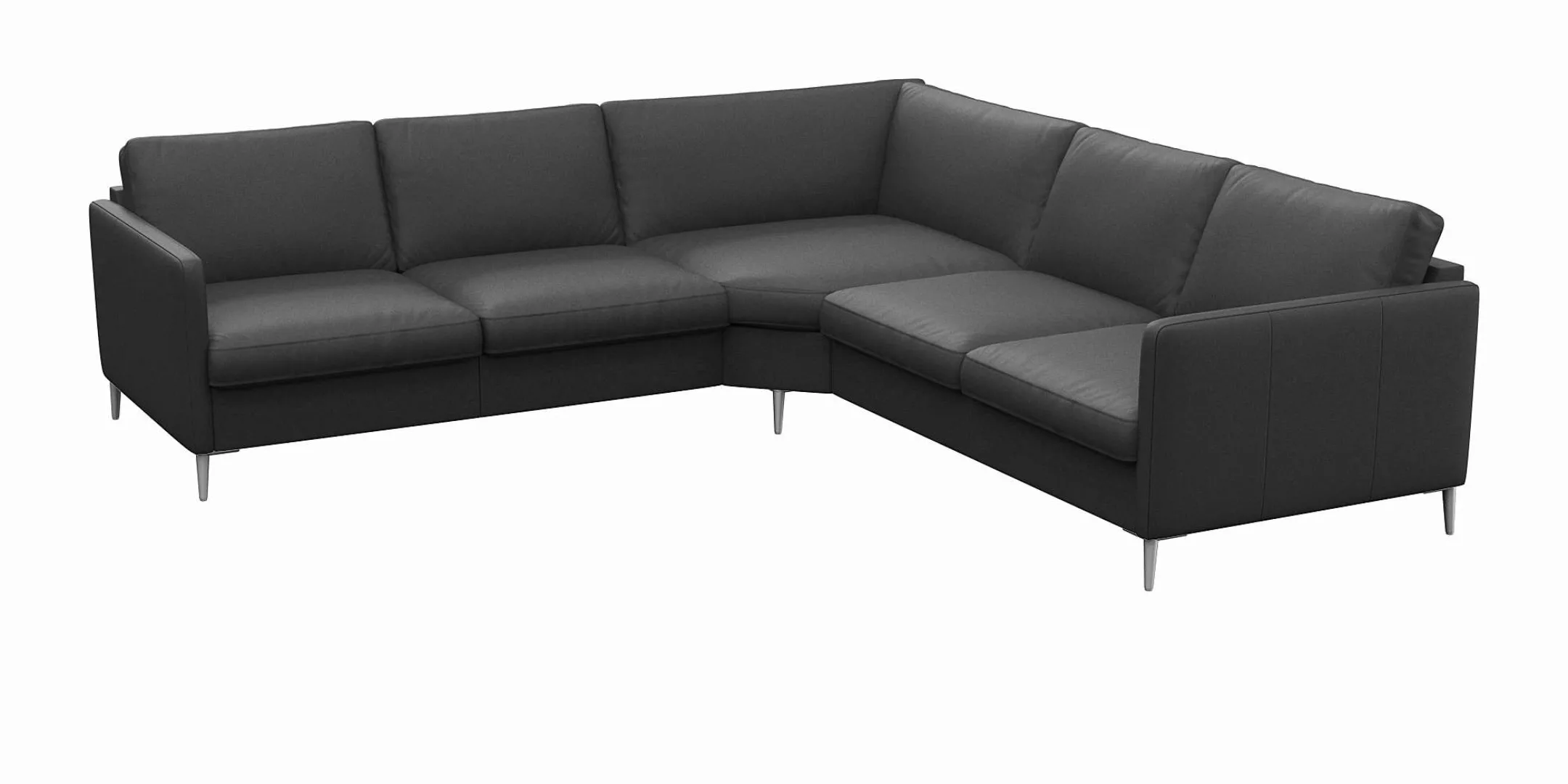 FLEXLUX Ecksofa »Fiore, gleichschenklig, bequem durch hochwertigem Sitzaufb günstig online kaufen