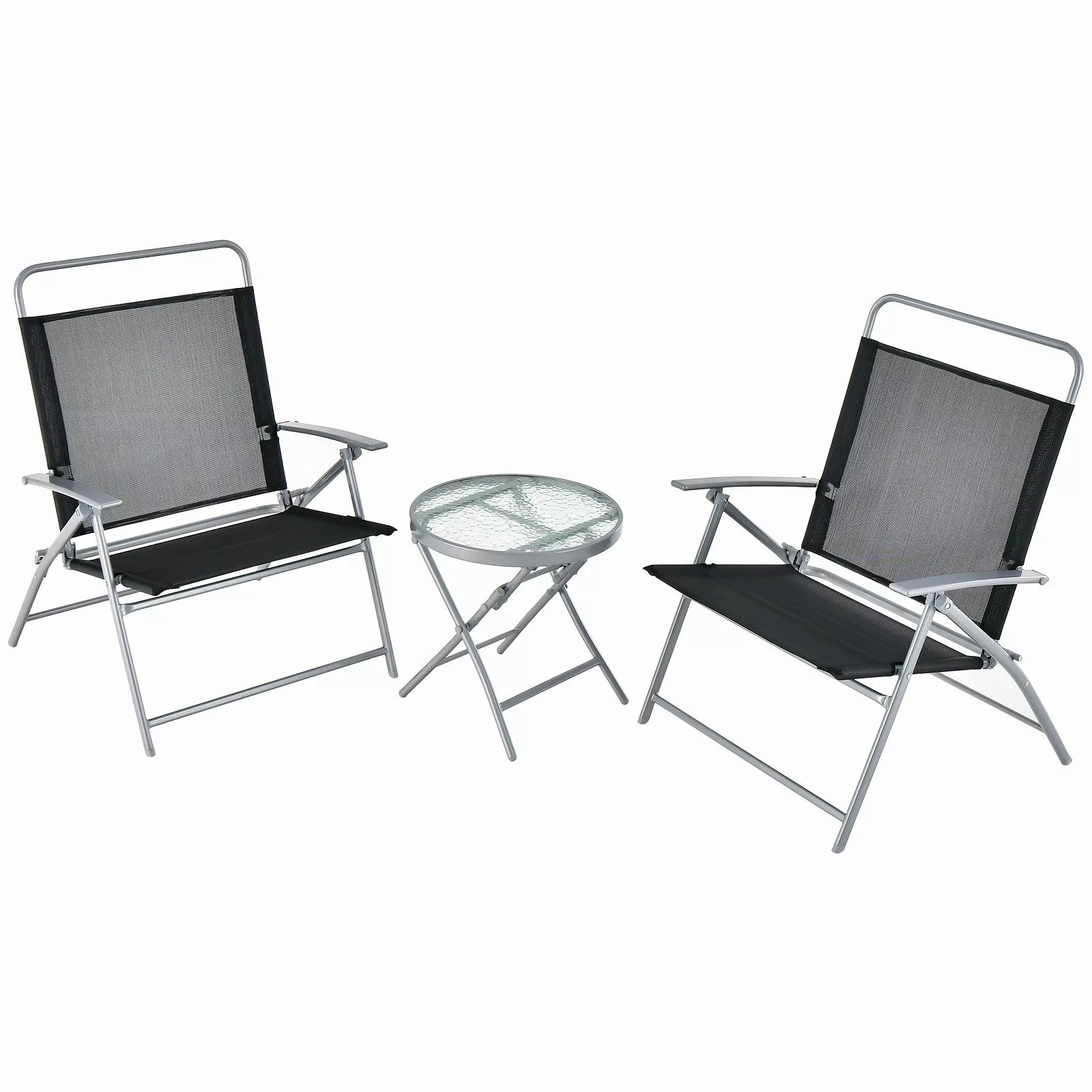 COSTWAY Balkonset 3-teilig, mit Bistrotisch und günstig online kaufen