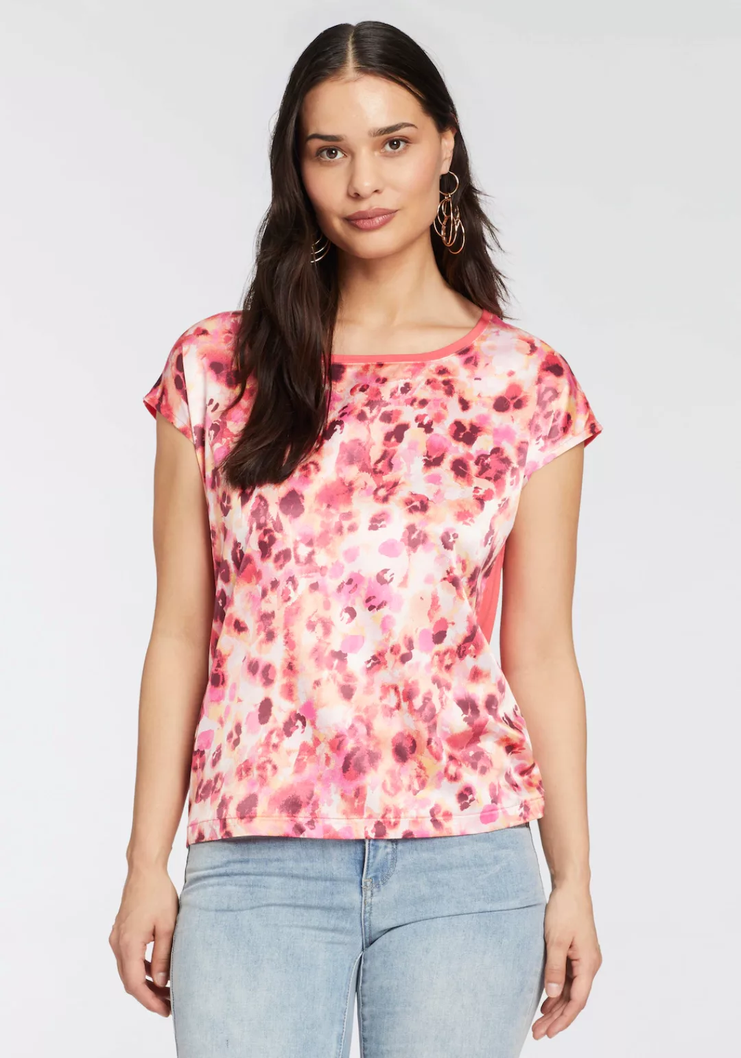 Laura Scott Shirtbluse aus glänzendem Satin günstig online kaufen