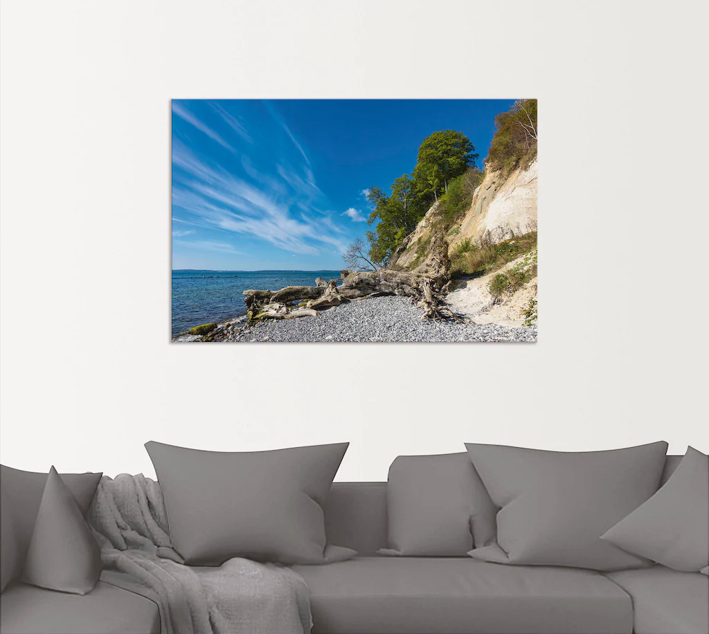 Artland Wandbild »Kreidefelsen auf der Insel Rügen II«, Küste, (1 St.), als günstig online kaufen