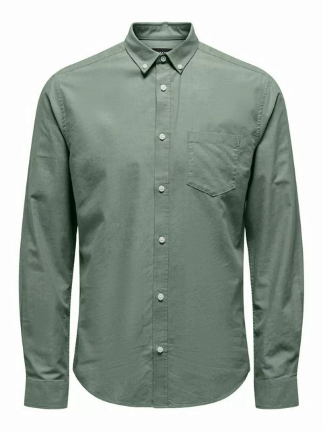 ONLY & SONS Langarmhemd "ONSALVARO SLIM LS OXFORD SHIRT NOOS" günstig online kaufen