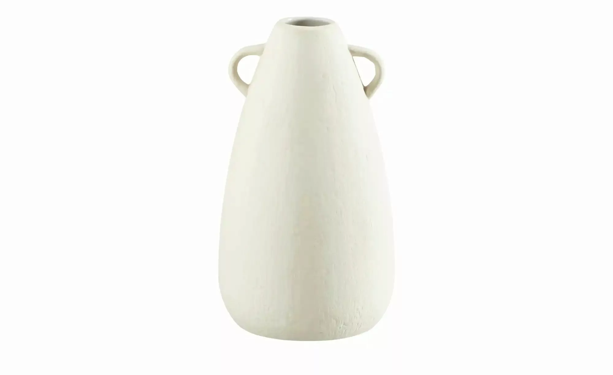 HOME STORY Vase   ¦ creme ¦ Steinzeug ¦ Maße (cm): H: 18,42  Ø: 10.8 Access günstig online kaufen