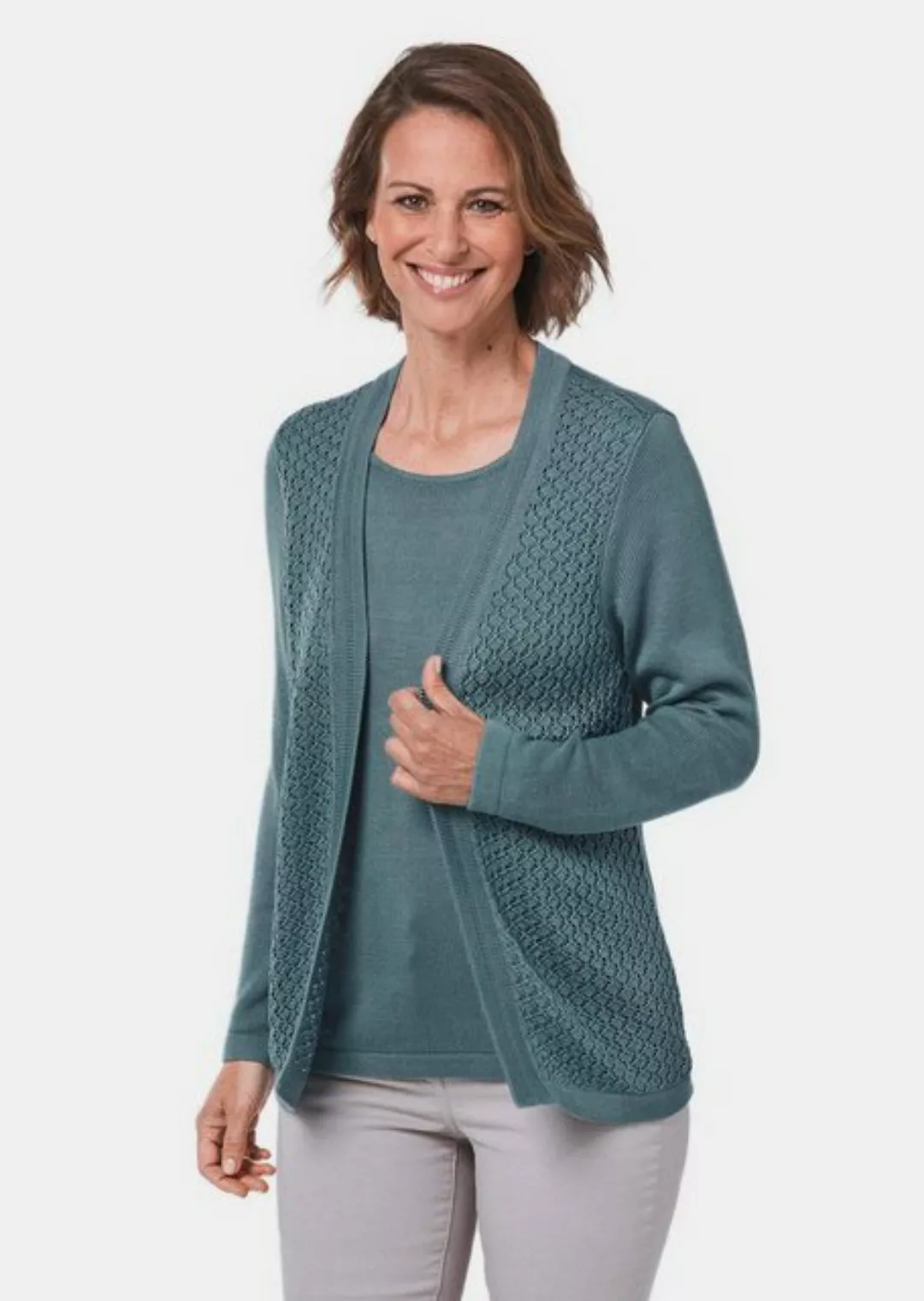 GOLDNER Strickpullover Kurzgröße: günstig online kaufen