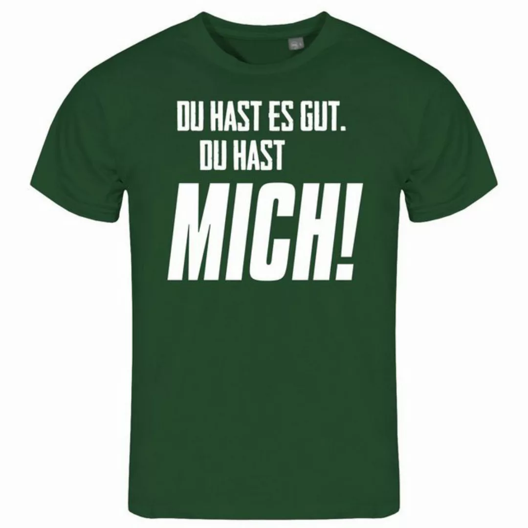 deinshirt Print-Shirt Herren T-Shirt Du hast es gut du hast mich Funshirt m günstig online kaufen