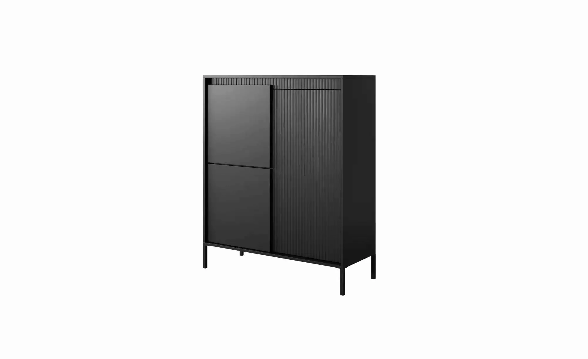 Highboard  Senso ¦ schwarz ¦ Maße (cm): B: 103 H: 123 Kommoden & Sideboards günstig online kaufen