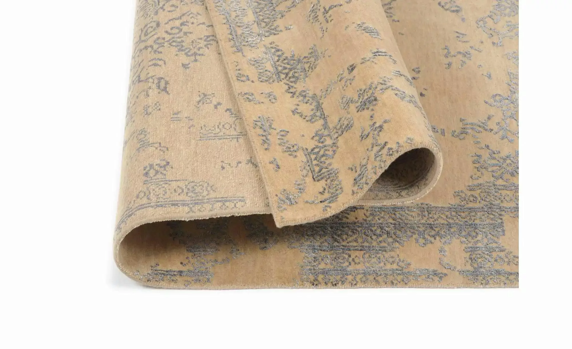 Musterring Teppich   ¦ blau ¦ Wolle,Viskose ¦ Maße (cm): B: 250 H: 0,5 Tepp günstig online kaufen