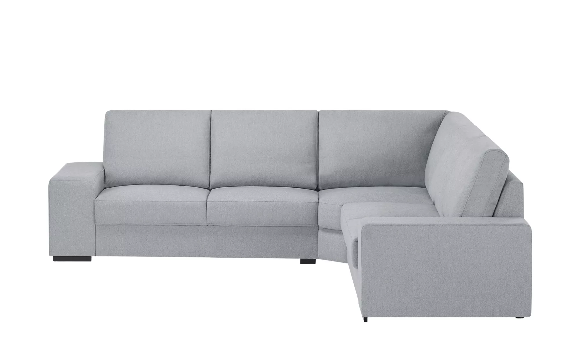 Ecksofa - grau - 90 cm - Polstermöbel > Sofas > Ecksofas - Möbel Kraft günstig online kaufen