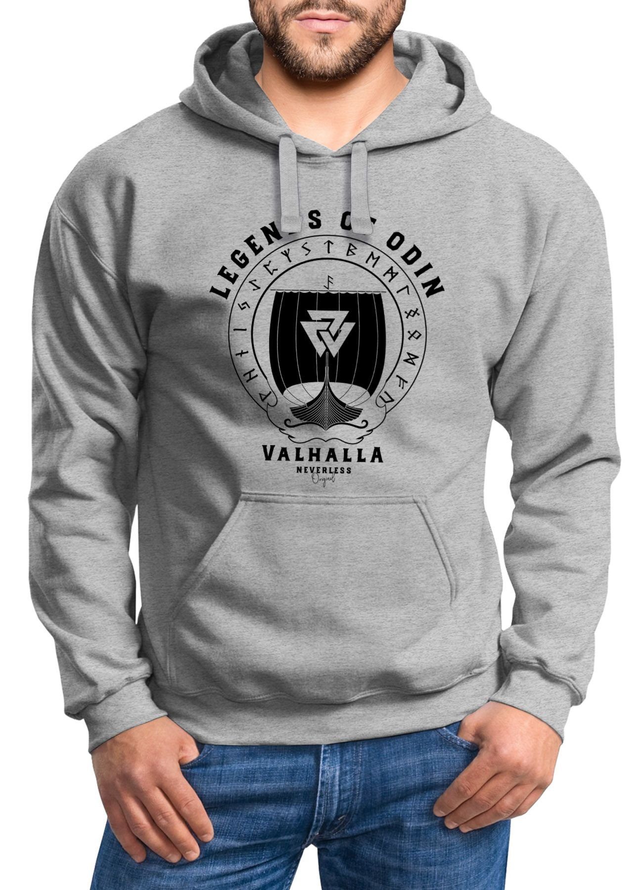 Neverless Hoodie Hoodie Herren Print Legends günstig online kaufen