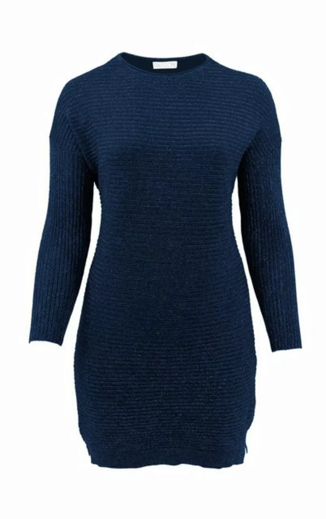 Passioni Strickkleid Strickkleid in blau oder Schwarz mit Glitzerdetails günstig online kaufen