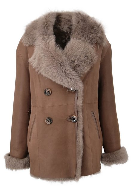 Hollert Winterjacke Toscana Lammfelljacke Fenja Braun günstig online kaufen