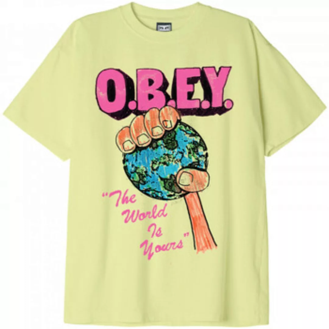 Obey  T-Shirts & Poloshirts the world is yours günstig online kaufen