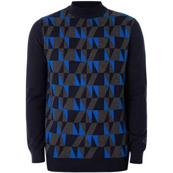 Trojan  Pullover Geometrischer Panel-Schildkrötenstrick günstig online kaufen