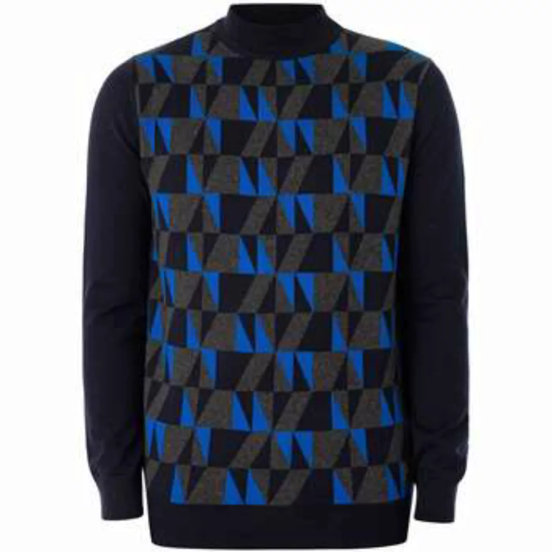 Trojan  Pullover Geometrischer Panel-Schildkrötenstrick günstig online kaufen