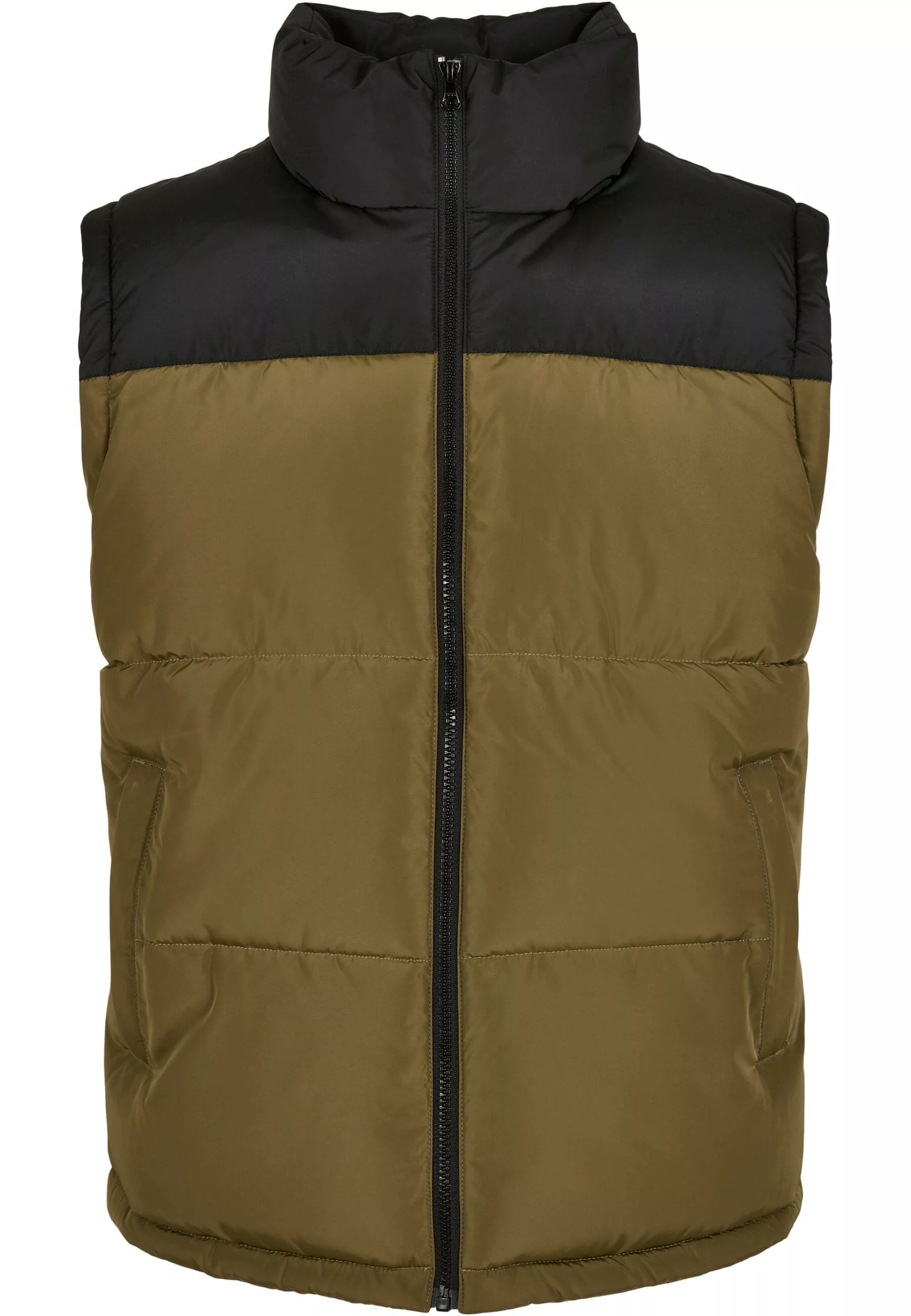 URBAN CLASSICS Jerseyweste "Urban Classics Herren Block Puffer Vest", (1 tl günstig online kaufen