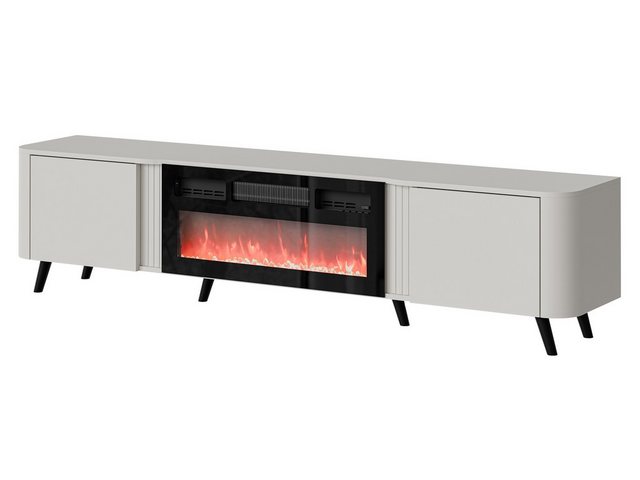 MIRJAN24 TV-Schrank Volare 200 EF mit Kamin (mit zwei Drehtüren) 200x39x49 günstig online kaufen