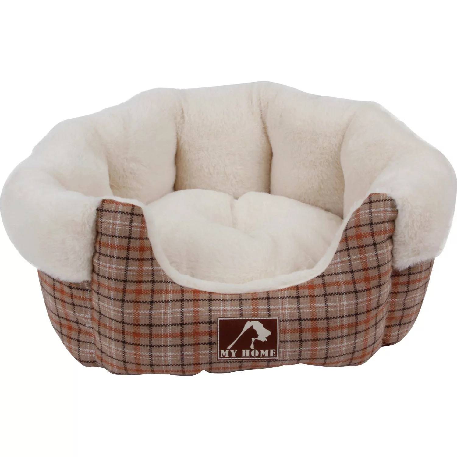 Heim Hunde-und Katzenbett Classic mit herausnehmbarem Kissen 60 x 50 cm x 2 günstig online kaufen