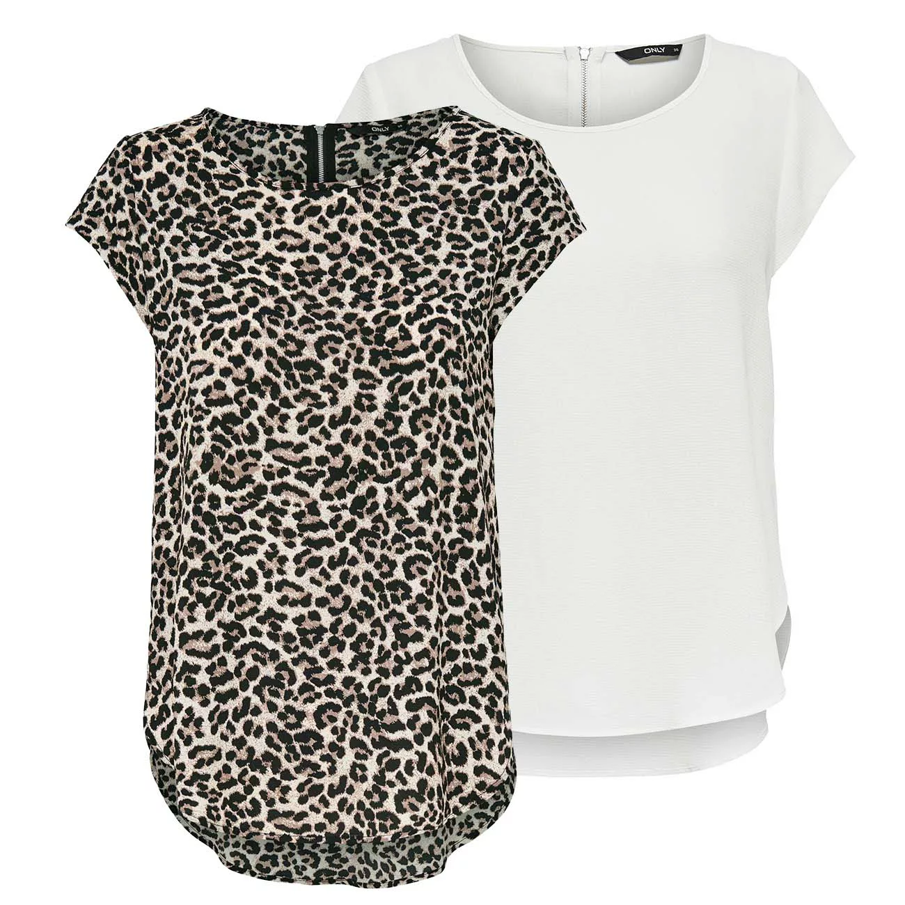 Only Damen Top ONLVIC Regular Fit 2er Pack günstig online kaufen