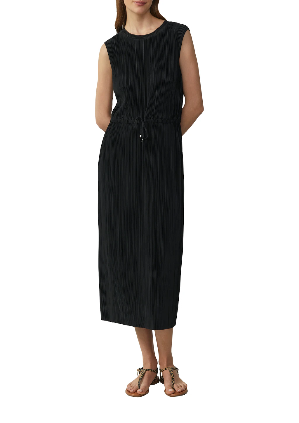 s.Oliver Abendkleid, mit Plisseefalten günstig online kaufen