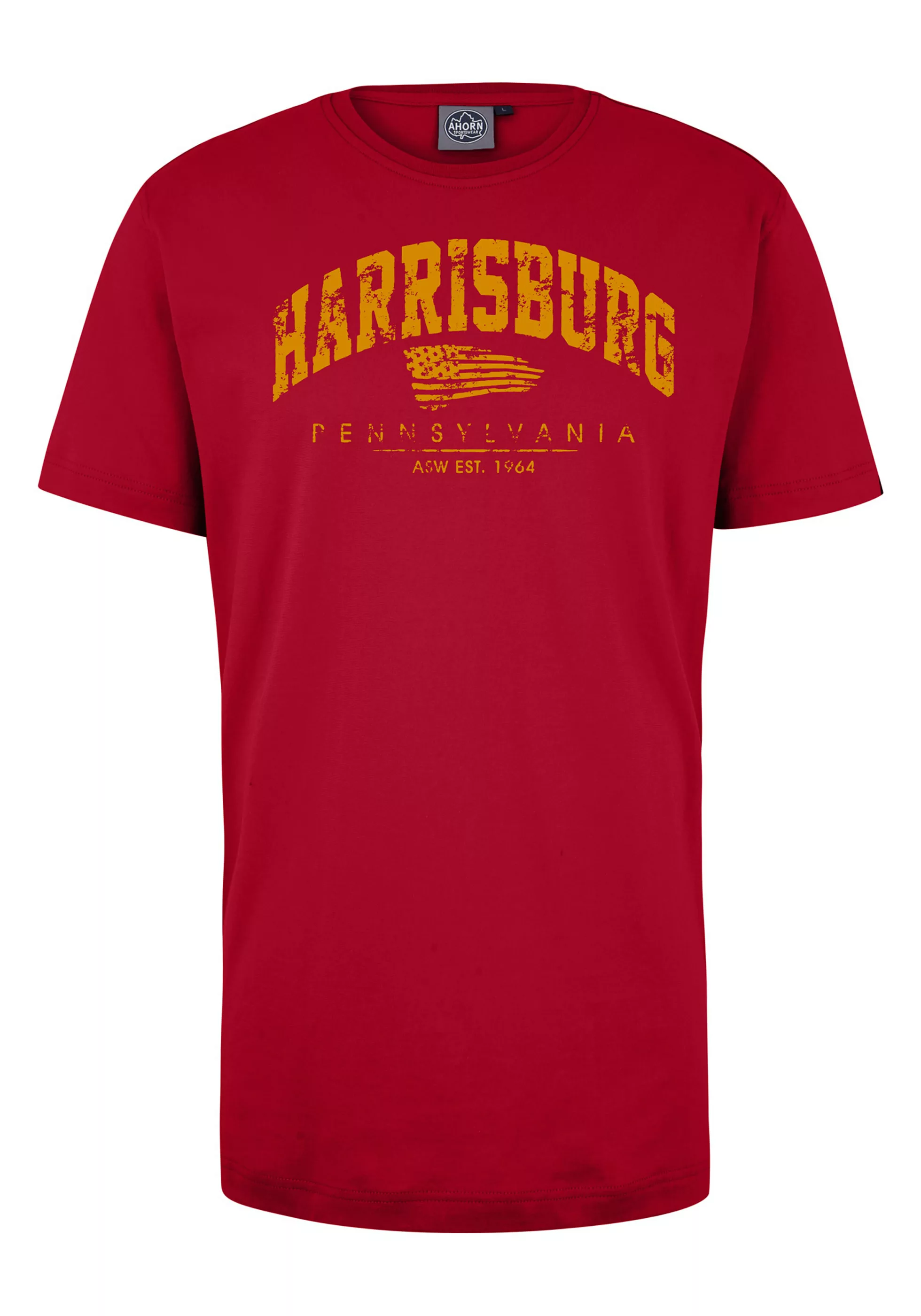 AHORN SPORTSWEAR T-Shirt "HARRISBURG", mit sportlichem Print günstig online kaufen