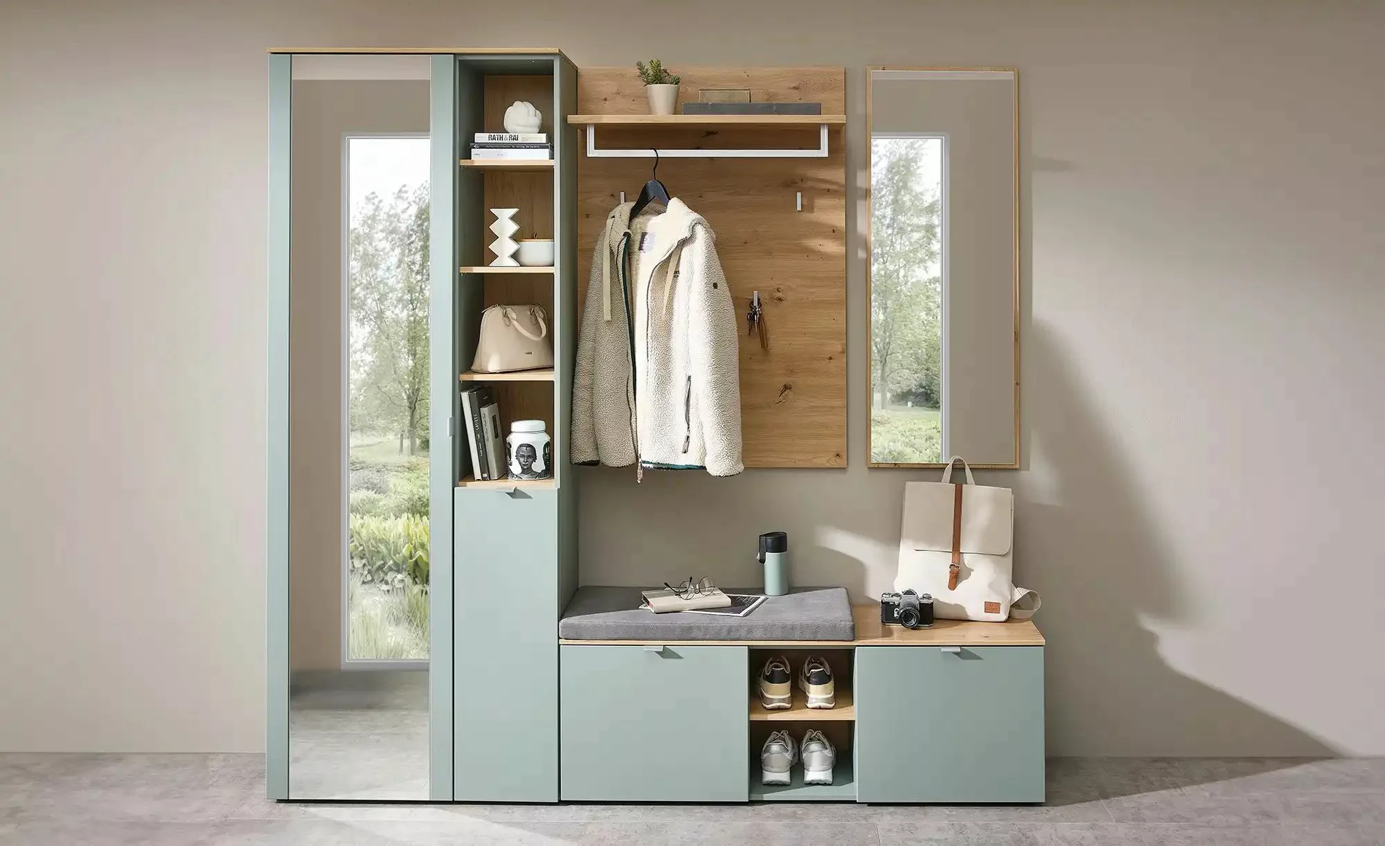 Innostyle Garderobenspiegel "BARI Wandspiegel", (1 St.), Spiegelfläche 44 x günstig online kaufen