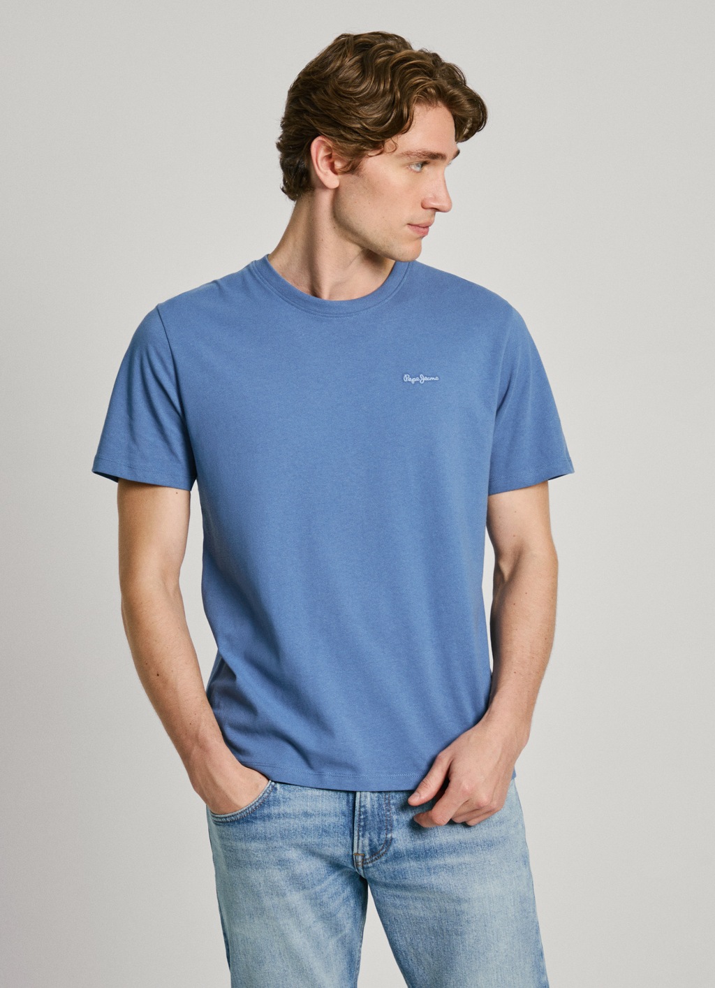 Pepe Jeans T-Shirt "CONNOR", mit gesticktem Logo auf der Brust günstig online kaufen